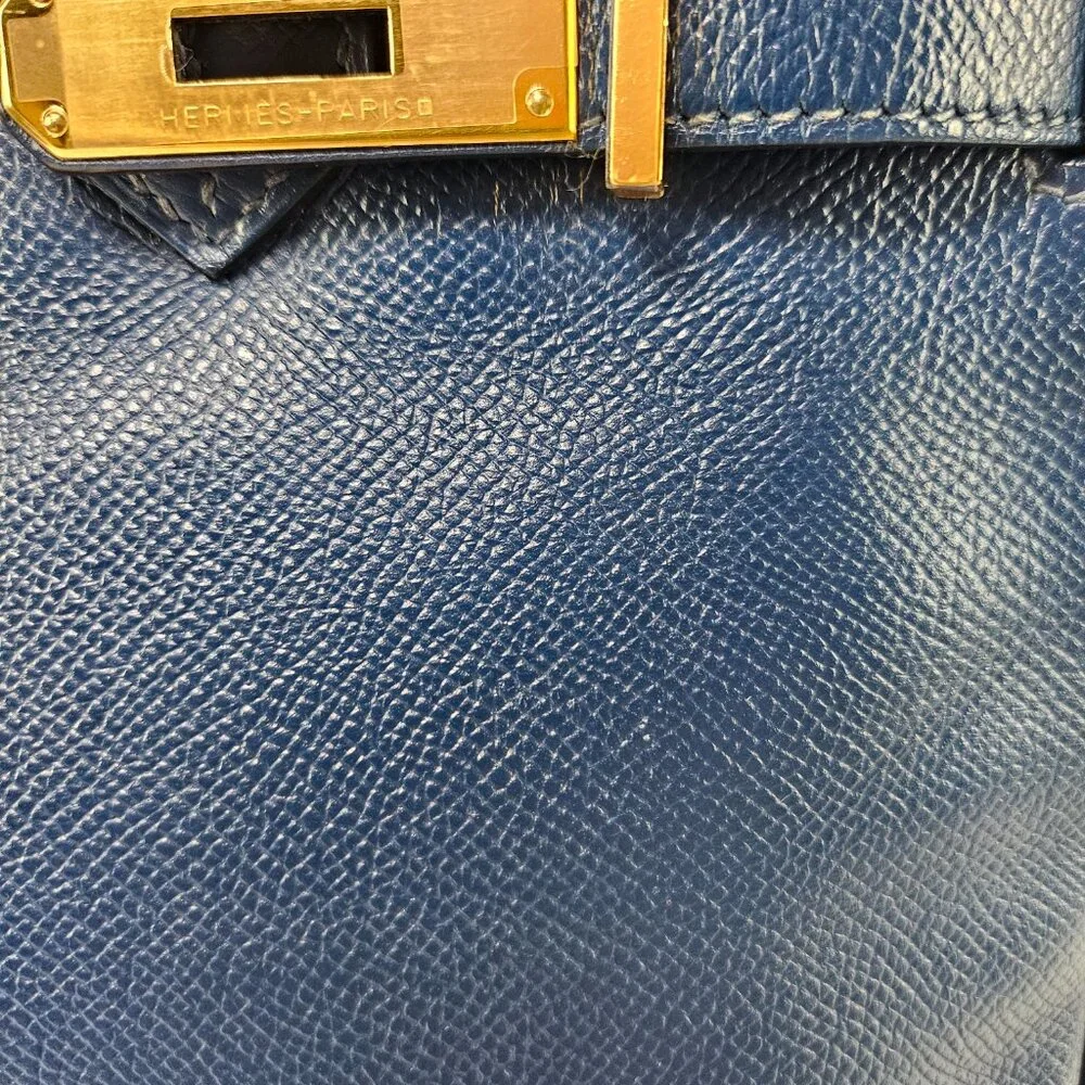 SOLD Hermes Birkin 30 Epsom Leather Navy Blue - Picture 8 of 13